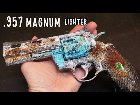 GUN Lighter restoration – COLT Python .357 Magnum Revolver