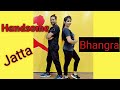 Handsome jatta punjabi song simple bhangra steps ( For bhangra Lovers)
