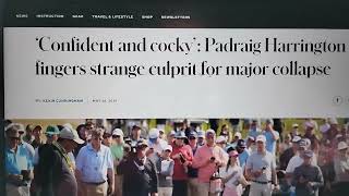 Golf Magazine Strange Headline Claims Padraig Harrington Was Fingering a Culprit