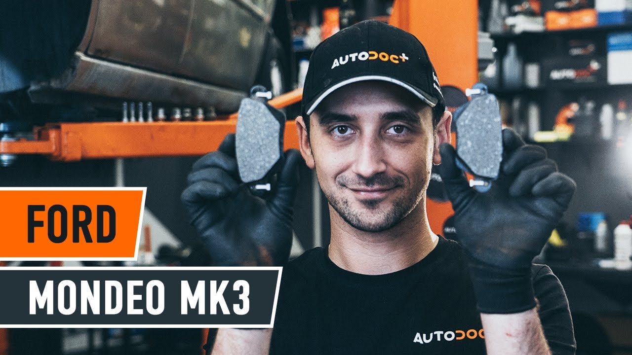 Jak vyměnit zadní brzdové destičky na Ford Mondeo Mk3 sedan – návod k výměně