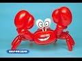 Краб из шаров шдм / Crab of balloons video tutorial 