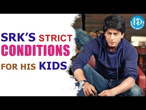 <h1 class=title>Shah Rukh Khan’s Strict Conditions For Aryan And Suhana - iDream Filmnagar</h1>