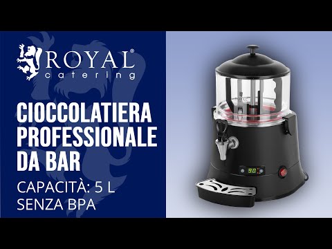 Video - Cioccolatiera professionale da bar - 5 litri - Display LED