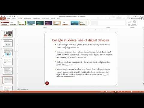 HJF Virtual Lecture - Abe Flanigan on Digital Distractions in Learning