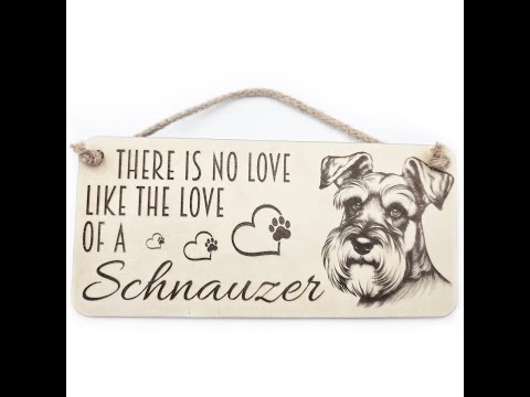 Schnauzer Plaque