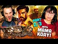 Jaby's Mom & Andrew RRR Movie Reaction Part 2/3! | S.S. Rajamouli | Ram Charan | NTR Jr.