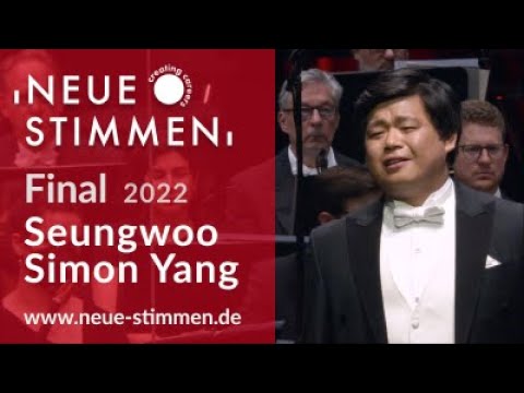 NEUE STIMMEN 2022 – Final: Seungwoo Simon Yang sings "Where'er you walk", Semele, Händel