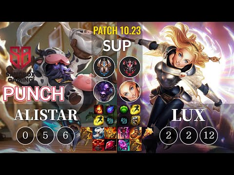 SB Punch Alistar vs Lux Sup - KR Patch 10.23