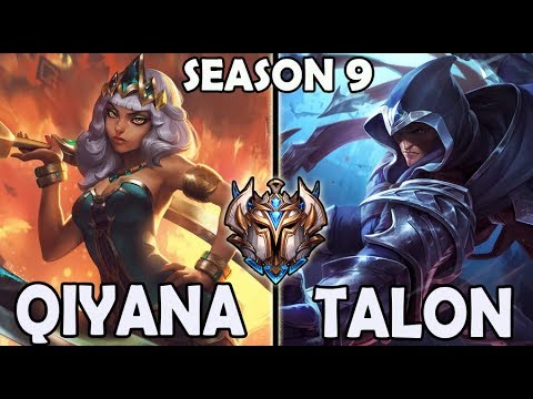 SKT T1 Faker QIYANA vs TALON (MID) Ranked Challenger Korea