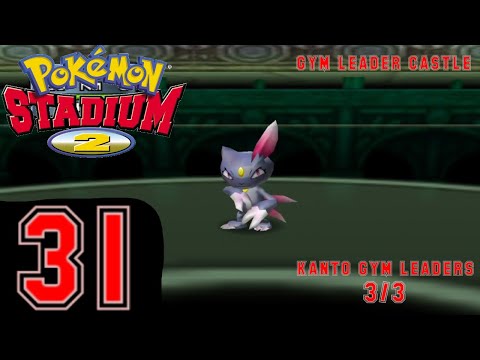 Pokémon Stadium 2 - Part 31 - Kanto Gym Leaders (3/3)