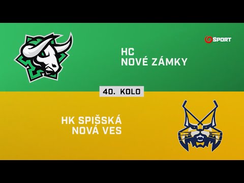 40. kolo: HC Nové Zámky - HK Spišská Nová Ves 1:5 (HIGHLIGHTY)
