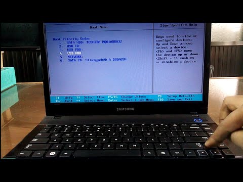 How to setup BIOS/Boot Menu on Samsung Laptop
