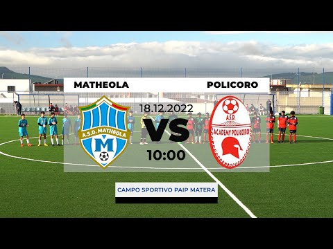 U15 Highlights Matheola - Policoro 18.12.2022 Risultato finale 5-0