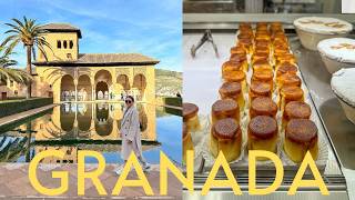 FOODIES' 48-HOUR GUIDE TO GRANADA, SPAIN! 💃 with tips from a Spaniard! (Road trip Andalucia Pt.2 🚗)