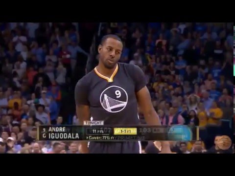 Andre Iguodala Sends Game to Overtime With 2 Clutch Free Throws vs Thunder