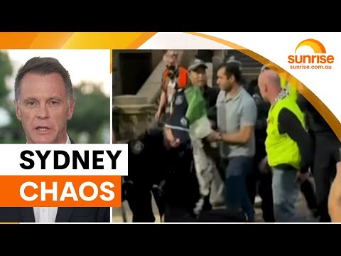 Sydney protests turn violent during Herzog visit | Sunrise