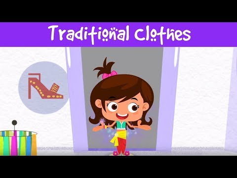 Traditional clothes indian culture tradition for kids