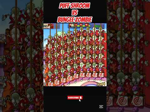 *PUFF SHROOM VS BUNGEE ZOMBIE*#shorts  #short #pvz #youtubeshorts #shortvideo #pvzfusion #gaming
