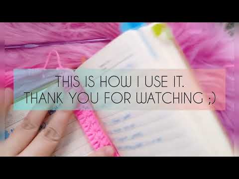 How to crochet a simple Daisy Bookmark Pattern for beginner