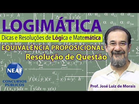 Logimática Equivalência Proposicional - Resolução de Questão