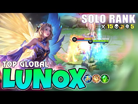 Solo Rank Lunox Hard to Get MVP ! Top Global Lunox by Turie Nabeya