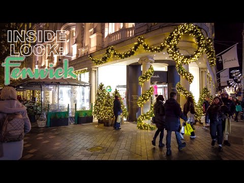 London's Fenwick's Luxury Department Store 🛍️ Walking Tour New Bond Street [4K]