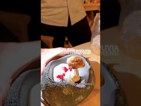 $65 for 8 courses!? 😱 at the Best Restaurant in Bolivia: Arami in La Paz