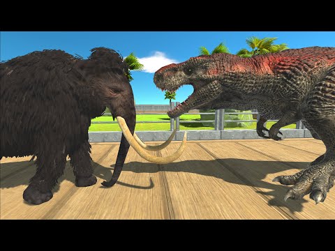 Mammoth Oasis Death Run - Animal Revolt Battle Simulator