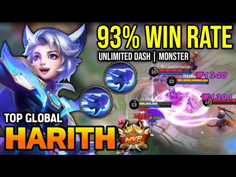 HARITH BEST BUILD 2023 | TOP GLOBAL HARITH GAMEPLAY | MOBILE LEGENDS✓