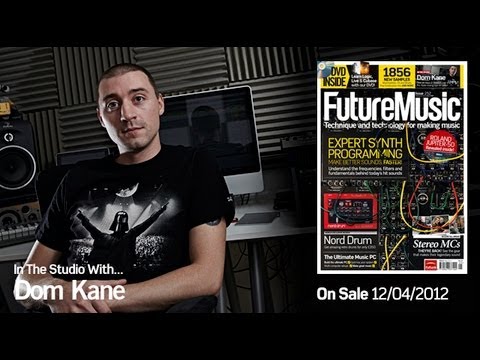 Dom Kane In The Studio With Future Music Magazine issue 252
