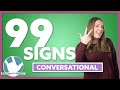 Conversational Signs In ASL 99 Signs Part 3