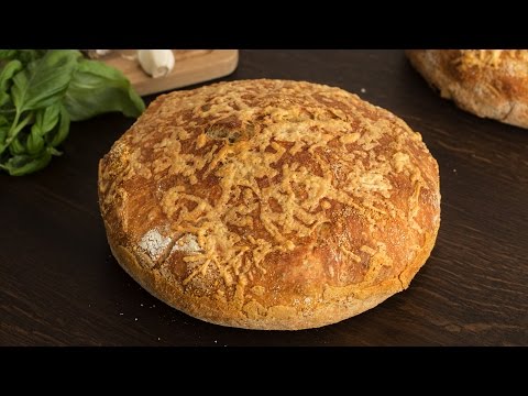 No-Knead Cheese Bread Recipe