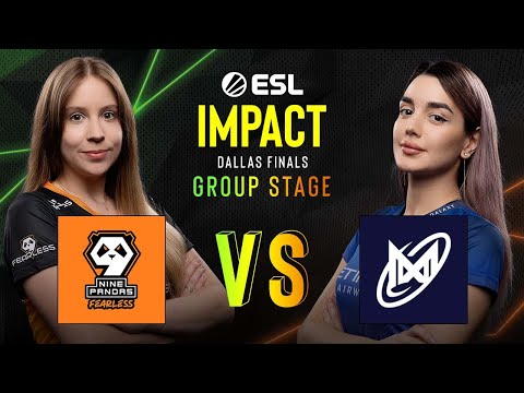 9 Pandas vs. Nigma Galaxy - Map 1 [Vertigo] - ESL Impact S3 Dallas Finals 2023 - Group B