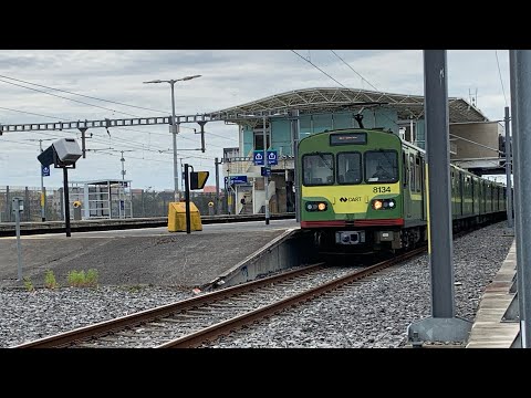 Iarnrod Eireann / Irish Rail Class 8100 DMU 8134/8108/8117 & Class 8600 DMU  8603 | Clongriffin stn