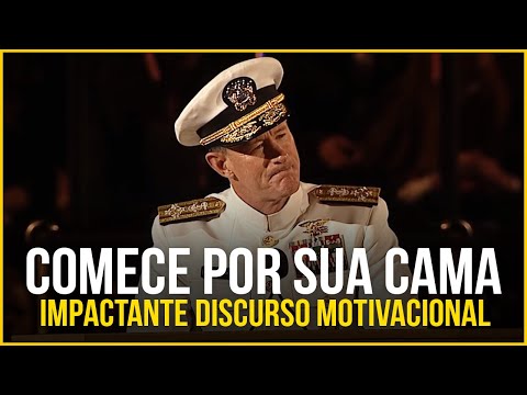 MUDE O MUNDO - IMPACTANTE DISCURSO MOTIVACIONAL 2025 - WILLIAM H. MCRAVEN  (DUBLADO)