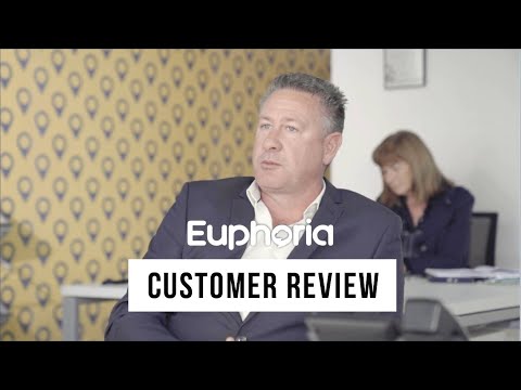 Happy Euphoria customer on the Softphone App for property agents on the road