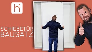 Schiebetür als Bausatz zum selber bauen