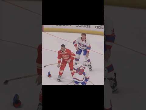 Gordie Howe "Fights" Larry Robinson