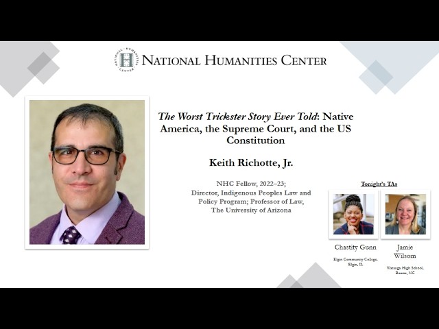 “The Worst Trickster Story Ever Told”: Native America, the Supreme Court, and the US Constitution