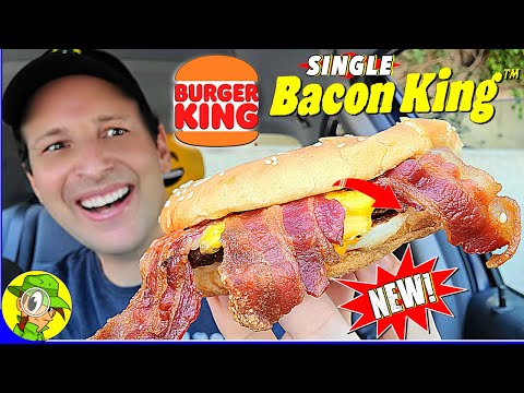 , title : 'Burger King® SINGLE BACON KING™ Review 🍔👑🥓🤴 | Peep THIS Out! 🕵️‍♂️'