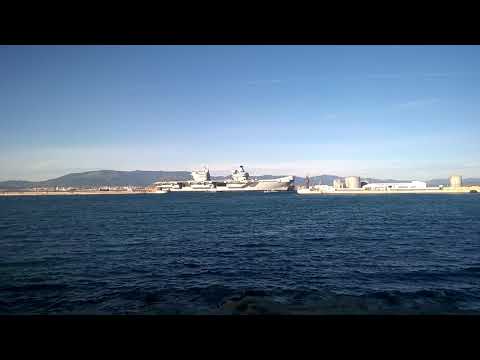 HMS Queen Elizabeth arrives in Gibraltar
