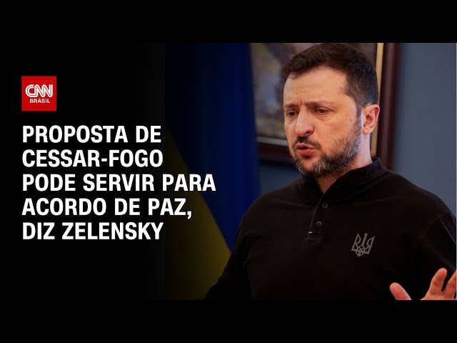 Zelensky diz que cessar-fogo pode ser usado para elaborar plano de paz | CNN ARENA