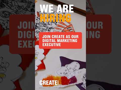 📣 We’re hiring! Join Create as our new Digital Marketing Executive (0.5 FTE)