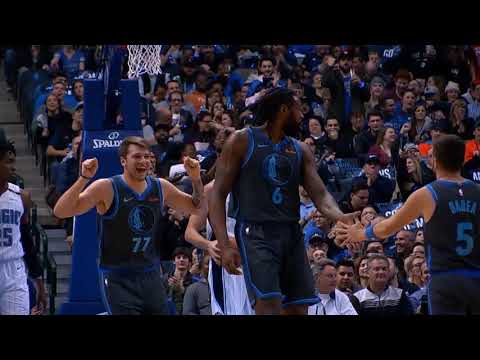 Luka Dončić Goofy Dunk Celebration With Deandre Jordan (slow motion) 😂