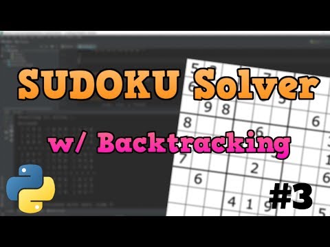Python Sudoku Solver Tutorial p 3 Building a GUI with pygame