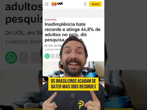 Recorde de endividados e inadimplentes no Brasil