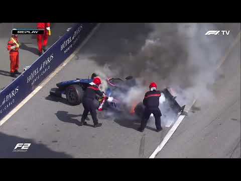 Jack Doohan crash F2 GP MONACO 2023
