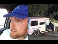 Mac Miller Turns into a TRACK STAR and RUNS home after CRASHING his Mercedes G wagon