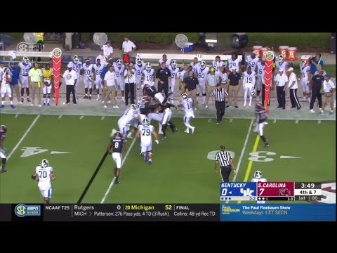 2019 USC vs Kentucky - 4th and 7 Turnover on Downs