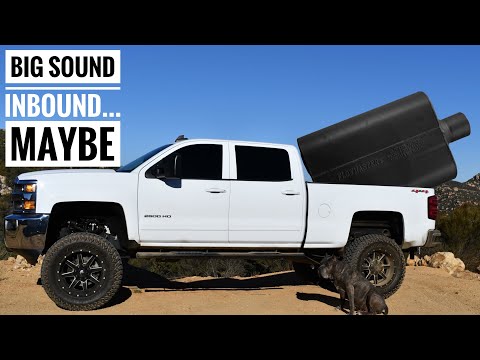 Flowmaster 50 Series HD install on Silverado 2500HD